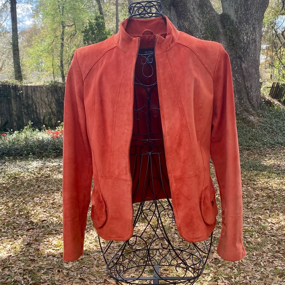 Alfani Leather Suede Jacket